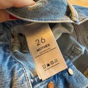 MOTHER Light Blue Denim Jeans